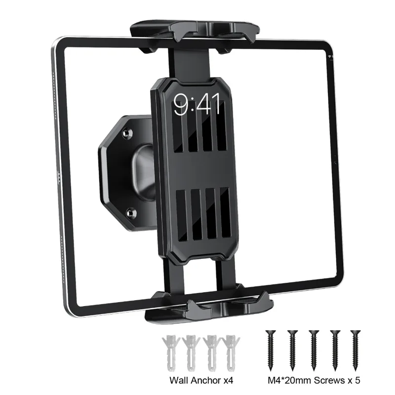 Taco Stand Holder - ที่ยึดโทรศัพท์ติดผนัง ที่วางแท็บเล็ต ปรับระดับได้ หมุนได้ 360 องศา