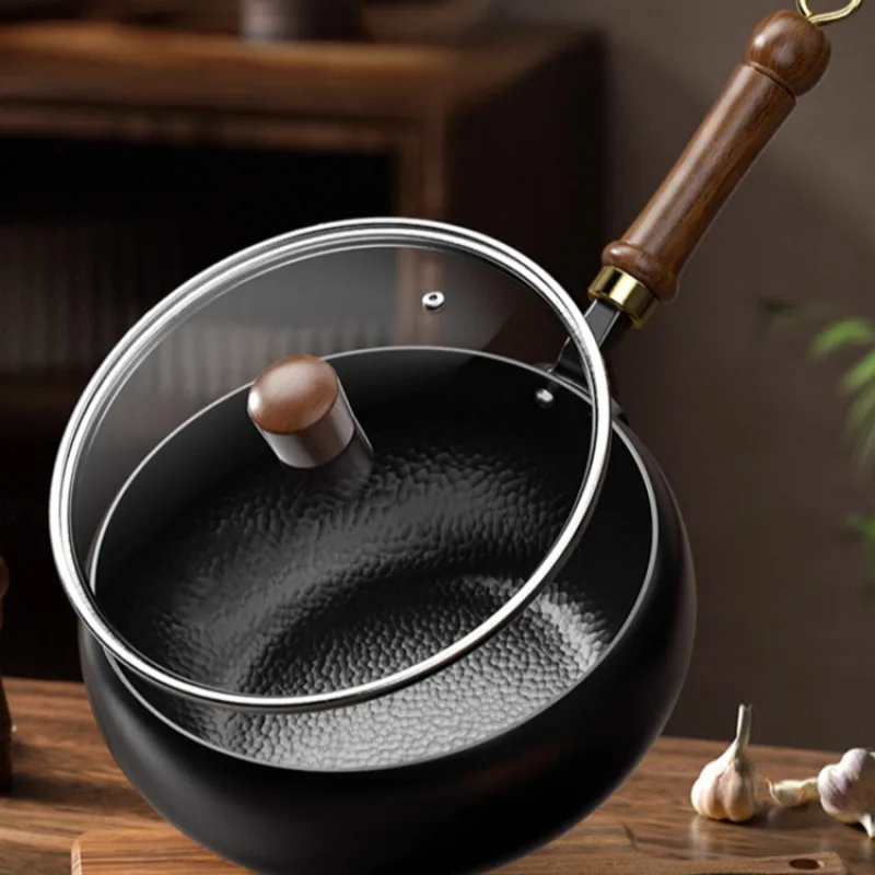 Cast Iron Corn - หม้อเหล็กหล่อแบบไม่มีสารเคลือบ ใช้กับเตาได้ ดีไซน์ทรงกลมขนาดใหญ่สำหรับตุ๋นซุป เครื่องครัวที่ทนทาน