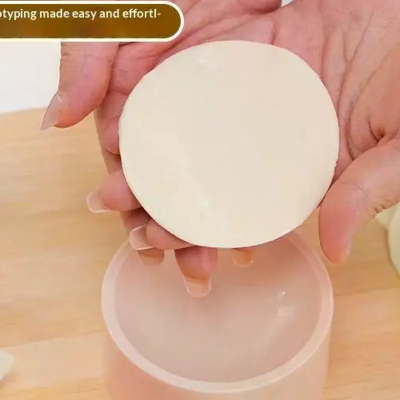 Dumpling Press Set - เครื่องทำแป้งเกี๊ยว ที่กดแป้ง ทำแผ่นแป้ง รูปทรงกลม อุปกรณ์ครัวที่จำเป็น ใช้งานง่าย
