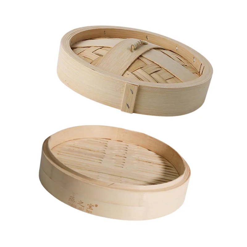 Bao Steamer Bamboo - ตะกร้าหุงต้มจากไม้ไผ่ ทำด้วยมือ สำหรับนึ่งผัก นึ่งซาลาเปา นึ่งขนมหวาน นึ่งซาลาเปาไส้ผัก