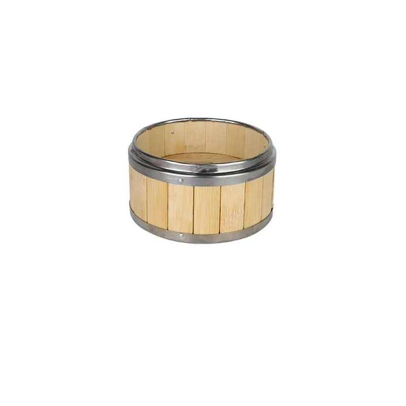 Bao Steamer Bamboo - ตะกร้าอบไอน้ำไม้ไผ่สำหรับติ่มซำ ซาลาเปา พร้อมฝาปิดไม้ไผ่ อุปกรณ์ครัว ตะกร้านึ่งอาหารจีน หม้อนึ่งไม้ไผ่