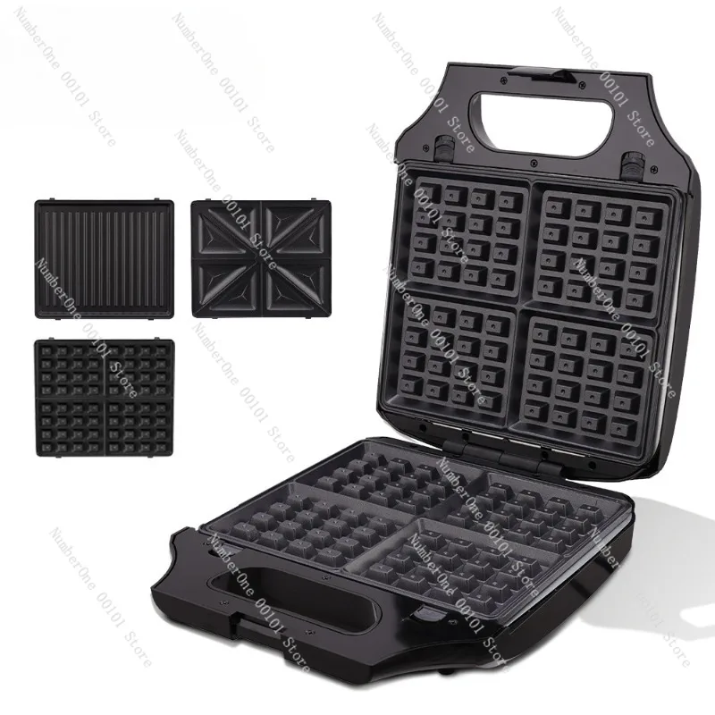 Waffle Cone Maker - เครื่องทำอาหารเช้าอเนกประสงค์ 3 in 1 สำหรับทำเค้ก วาฟเฟิล