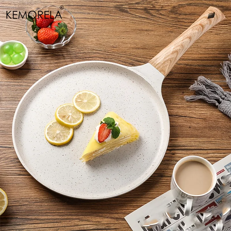 Mini Pancake Griddle - กระทะแพนเค้กเคลือบเซรามิกขนาด 20/24/28 ซม. ไม่ติดกระทะ ใช้สำหรับทำแพนเค้ก ตอร์ติญ่า