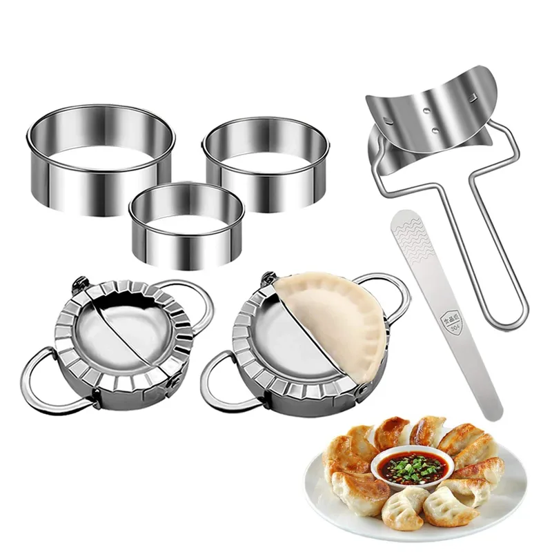 Dumpling Press Set - สแตนเลส Dumpling แม่พิมพ์ Dumpling Maker Ravioli