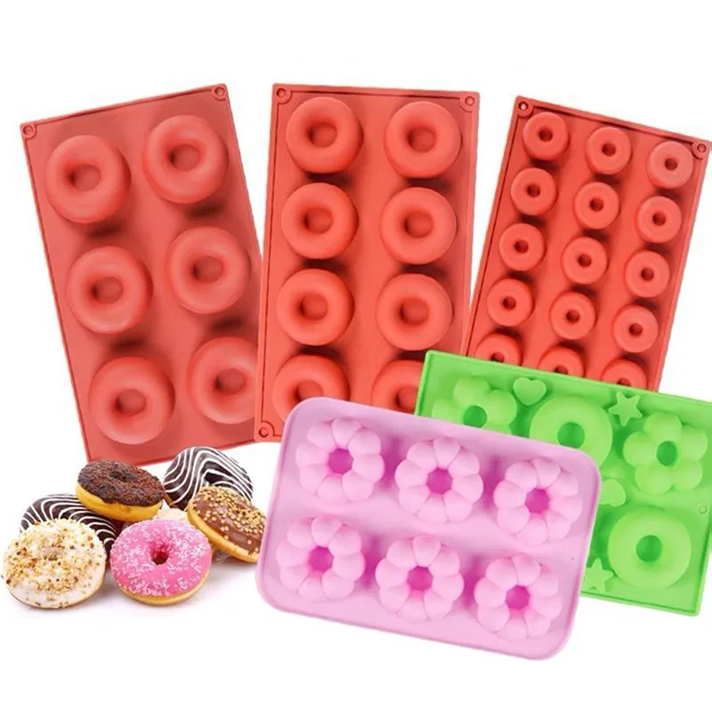 Donut Mold Silicone - ซิลิโคน Donut Maker 3D DIY Baking