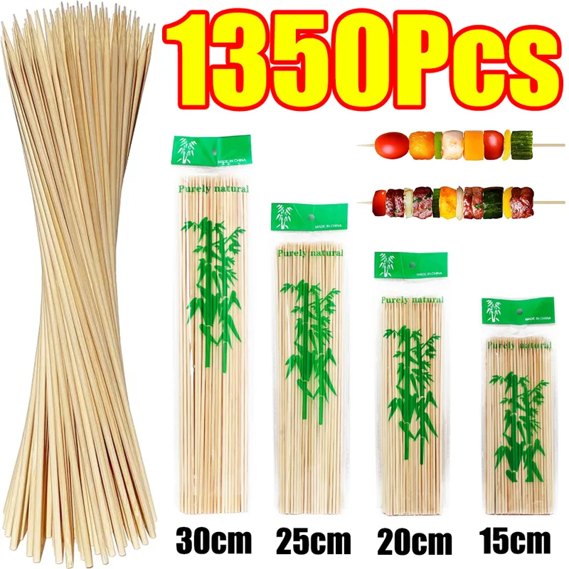 Corn Dog Stick - ไม้เสียบบาร์บีคิวไม้ไผ่ 90-1350 ชิ้น ขนาด 15/20/25/30 ซม.