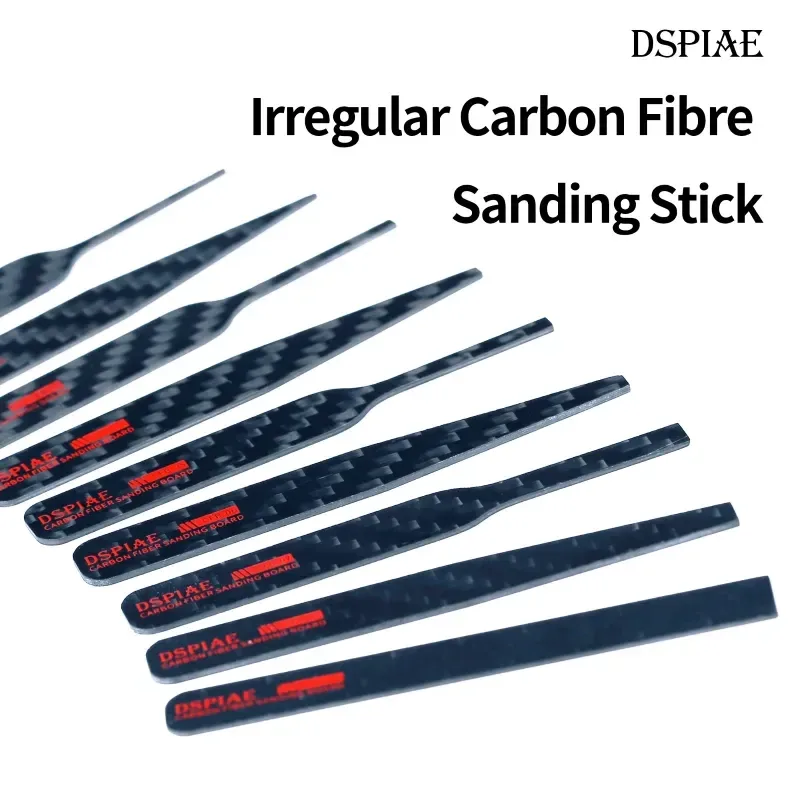 Crepe Pan Carbon - แผ่นขัดคาร์บอนไฟเบอร์รูปทรงพิเศษ DISPIAE ระดับมืออาชีพ สำหรับงานโมเดล รุ่น CFB-S01-S03