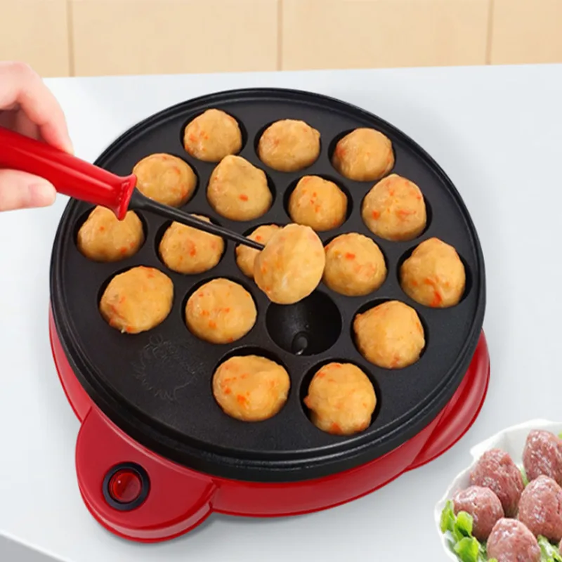 Takoyaki Grill Plate - 220V Chibi Maruko เครื่องเบเกอรี่ไฟฟ้าเครื่องทําทาโกะยากิ Octopus Balls