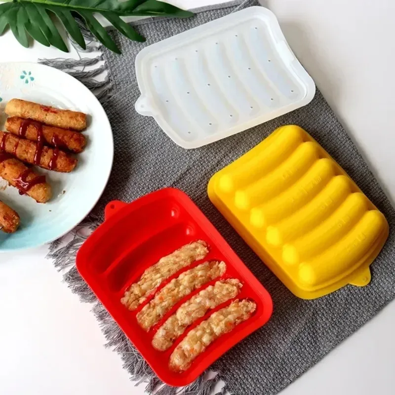 แม่พิมพ์ไส้กรอกซิลิโคนเกรดอาหา - Hot Dog Press บทวิจารณ์และราคา
