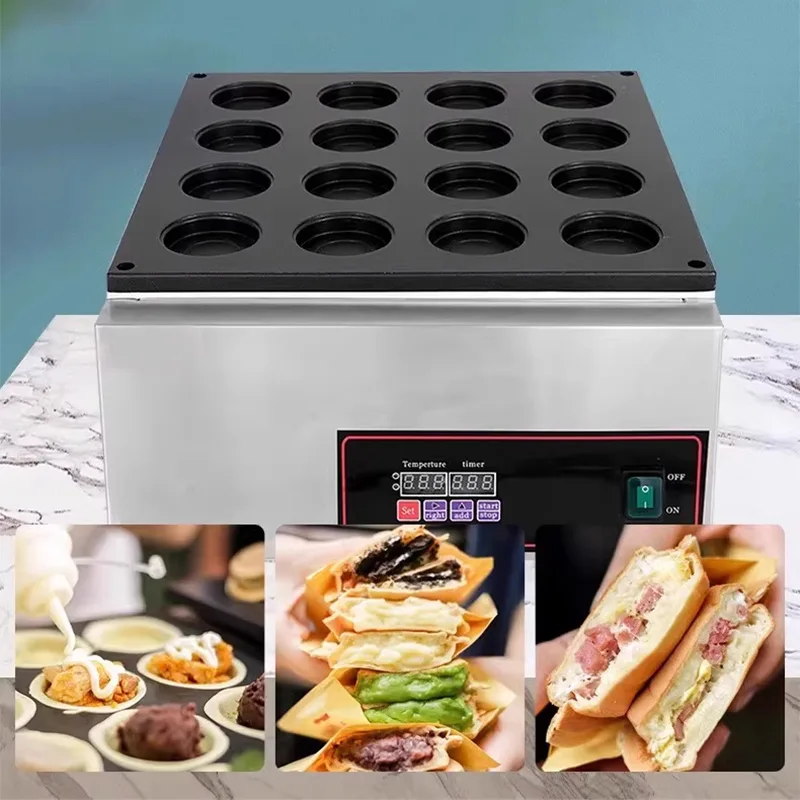 เครื่องทำเค้กแบบล้อ แผงขายของเ - Egg Waffle Pan บทวิจารณ์และราคา
