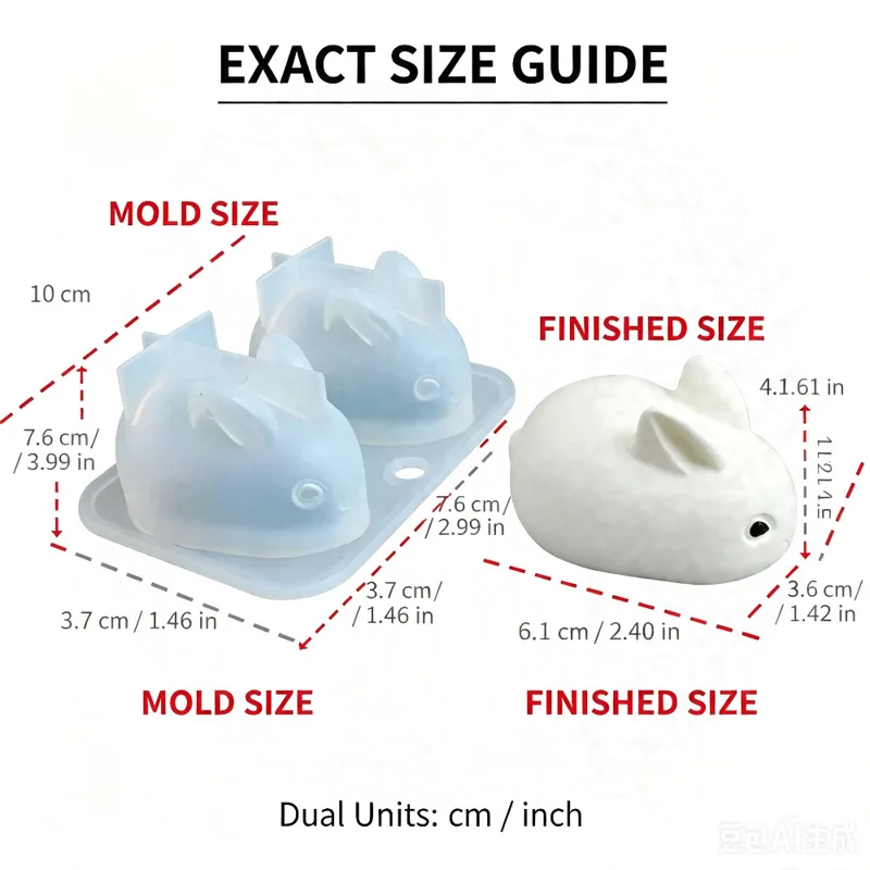 แม่พิมพ์ซิลิโคนรูปกระต่าย 3 มิ - Bunny Cake Mold บทวิจารณ์และราคา