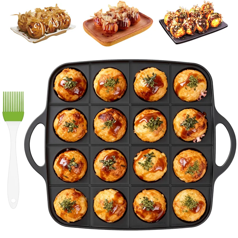 กระทะทาโกะยากิแบบไม่ติดกระทะ เ - Takoyaki Grill Plate บทวิจารณ์และราคา
