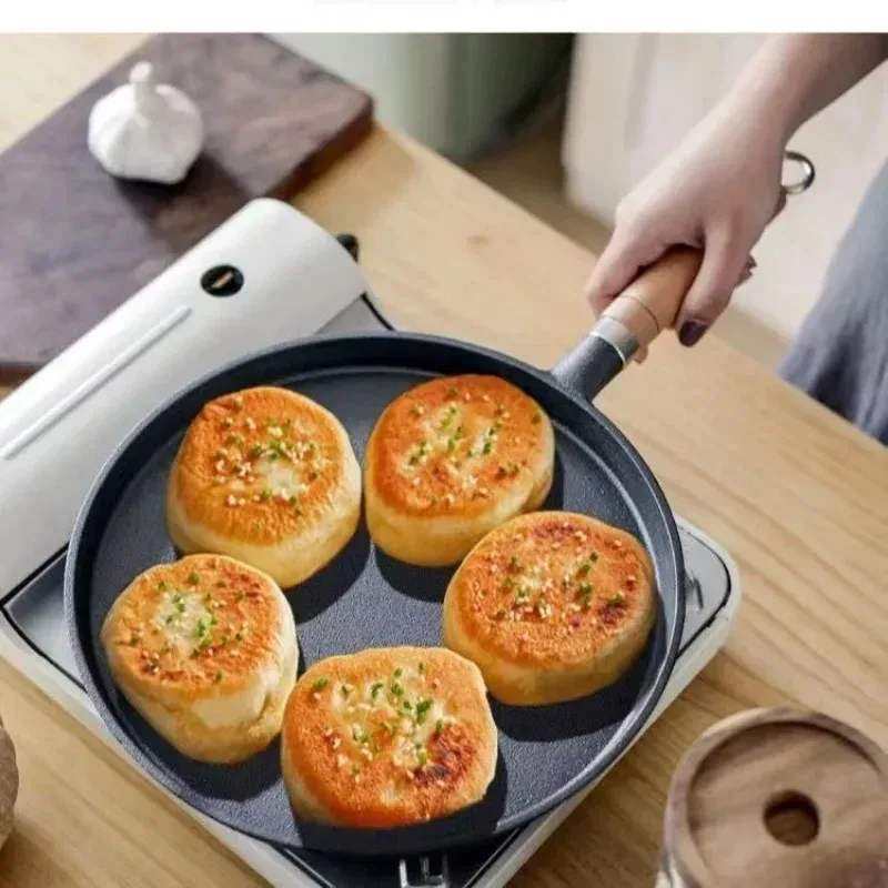 กระทะเหล็กหล่อขนาด 26 ซม. ไม่เ - Mini Pancake Griddle บทวิจารณ์และราคา