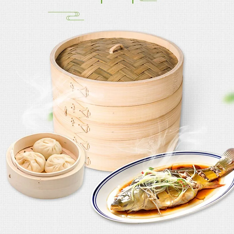 ซึ้งนึ่งอาหารจีน ซึ้งไม้ไผ่ สำ - Bao Steamer Bamboo บทวิจารณ์และราคา