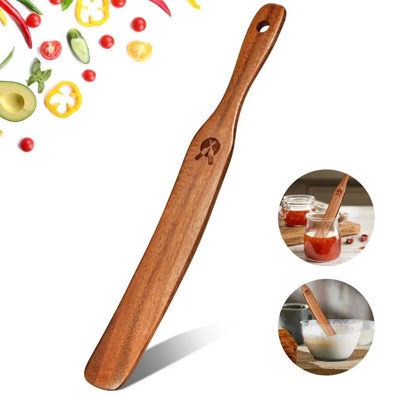 ไม้ผัดแคบ Jar Scraper แบบพกพาข - Okonomiyaki Spatula บทวิจารณ์และราคา