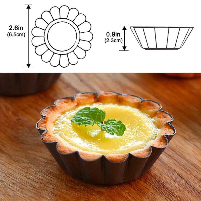 12ชิ้นพิมพ์กระทะทาร์ตคีชเค้กแบ - Egg Waffle Pan บทวิจารณ์และราคา