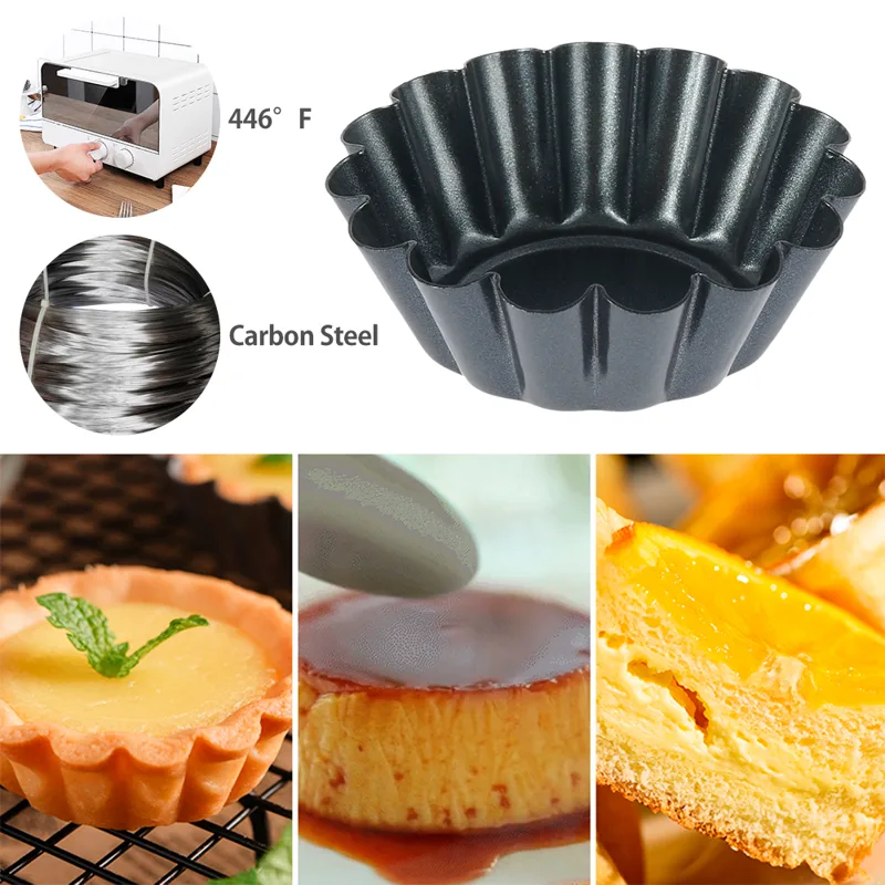 12ชิ้นพิมพ์กระทะทาร์ตคีชเค้กแบ - Egg Waffle Pan บทวิจารณ์และราคา