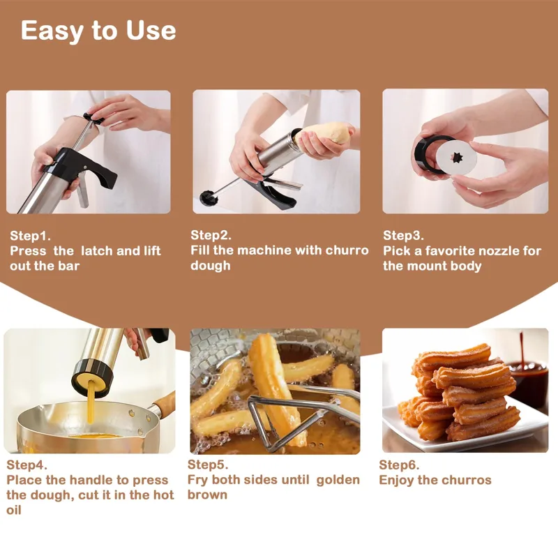 แบบดั้งเดิม Churro Maker เครื่ - Churros Maker Gun บทวิจารณ์และราคา