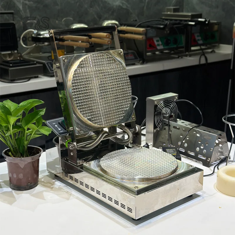 เครื่องทำบิสกิตม้วนกรอบแบบไฟฟ้ - Waffle Cone Maker บทวิจารณ์และราคา