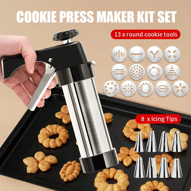 13 ชิ้น/เซ็ต DIY คู่มือคุกกี้แ - Churros Maker Gun บทวิจารณ์และราคา