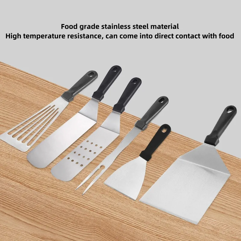 ห้องครัวสแตนเลส Scraper ทําอาห - Okonomiyaki Spatula บทวิจารณ์และราคา