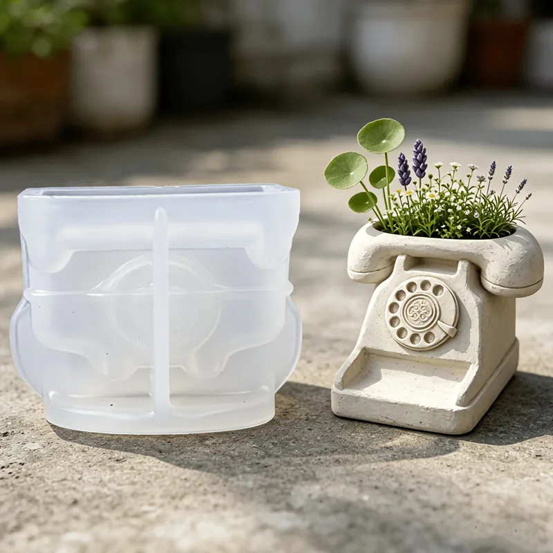 แม่พิมพ์ซิลิโคนรูปโทรศัพท์โบรา - Potsticker Mold บทวิจารณ์และราคา