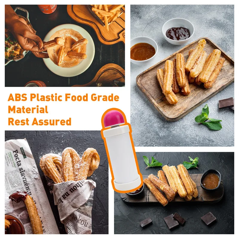 1 PC DIY คู่มือคุกกี้กด Maker  - Churros Maker Gun บทวิจารณ์และราคา
