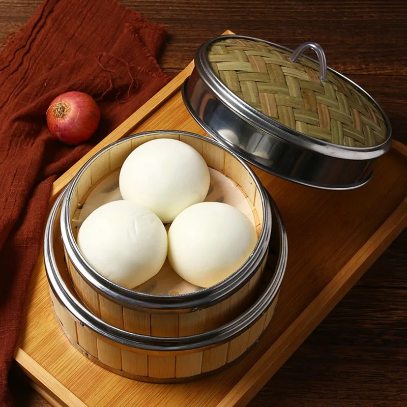 ตะกร้าอบไอน้ำไม้ไผ่สำหรับติ่มซ - Bao Steamer Bamboo บทวิจารณ์และราคา