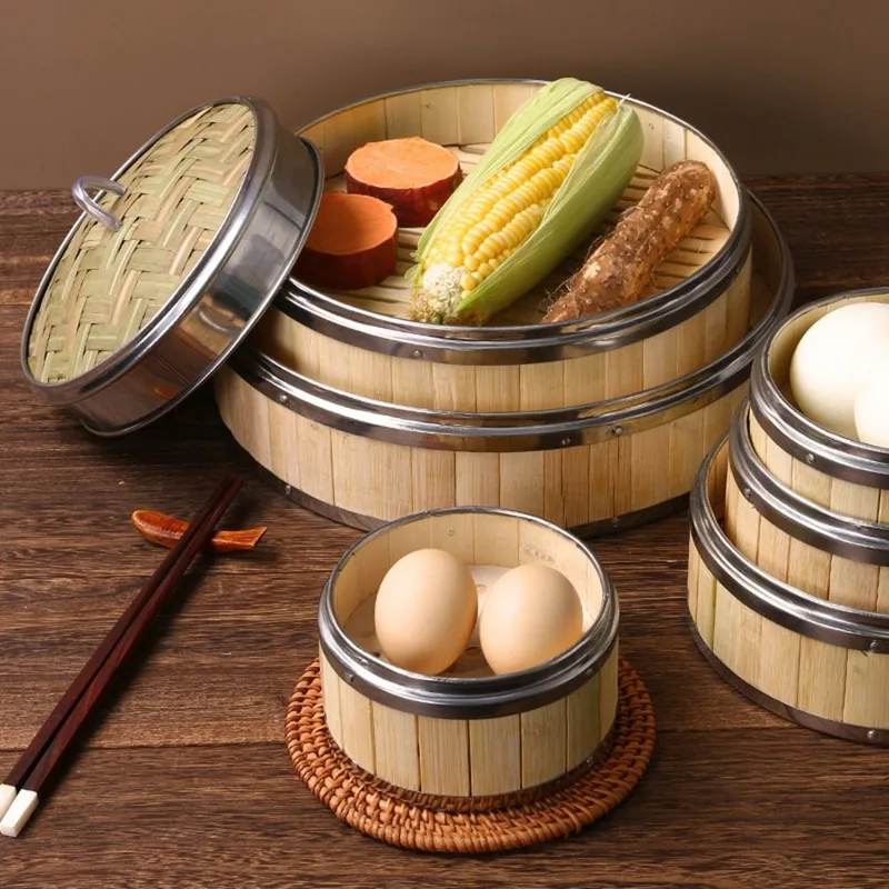 ตะกร้าอบไอน้ำไม้ไผ่สำหรับติ่มซ - Bao Steamer Bamboo บทวิจารณ์และราคา