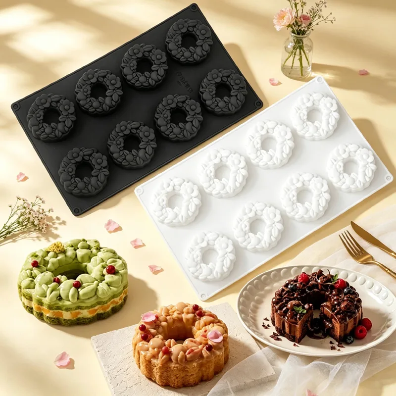 แม่พิมพ์ซิลิโคนรูปโดนัท 8 ช่อง - Donut Mold Silicone บทวิจารณ์และราคา
