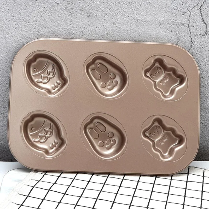 1pcs เค้กคุกกี้แพนเค้กเหล็กคาร - Egg Waffle Pan บทวิจารณ์และราคา