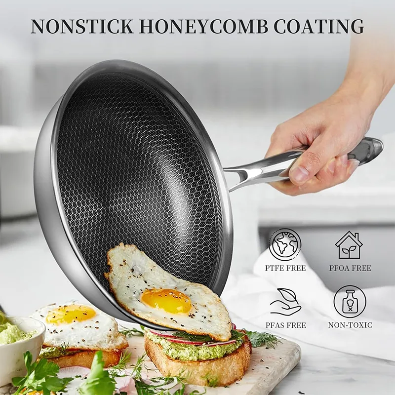 กระทะสแตนเลสพร้อมฝาปิดรังผึ้งก - Egg Waffle Pan บทวิจารณ์และราคา