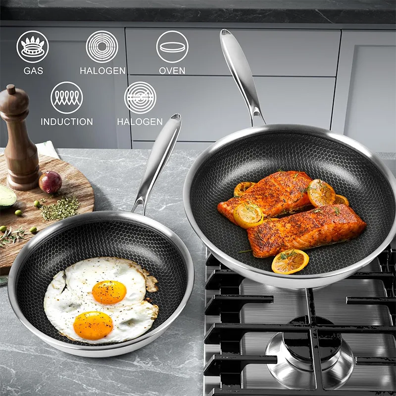 กระทะสแตนเลสพร้อมฝาปิดรังผึ้งก - Egg Waffle Pan บทวิจารณ์และราคา
