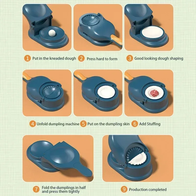 2 IN1 Dumpling Maker DIY ชุด W - Dumpling Press Set บทวิจารณ์และราคา
