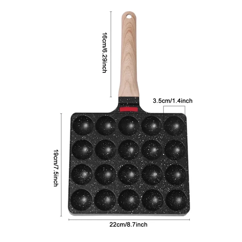 กระทะทาโกะยากิ 20 แม่พิมพ์ Tak - Takoyaki Grill Plate บทวิจารณ์และราคา