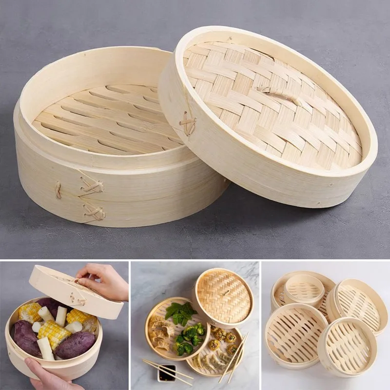ซึ้งนึ่งอาหารจีน ซึ้งไม้ไผ่พร้ - Bao Steamer Bamboo บทวิจารณ์และราคา