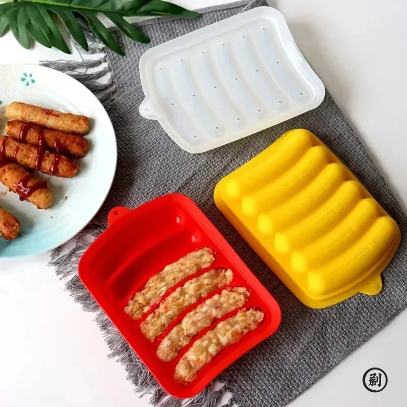 DIY ซิลิโคนเกรดอาหารไส้กรอกแม่ - Hot Dog Press บทวิจารณ์และราคา