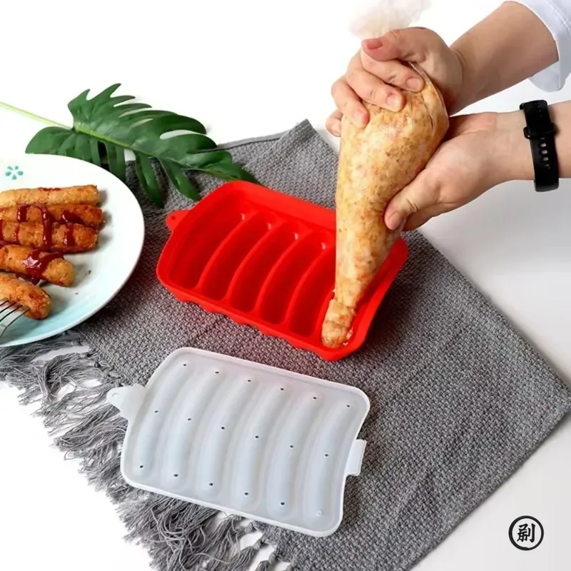 DIY ซิลิโคนเกรดอาหารไส้กรอกแม่ - Hot Dog Press บทวิจารณ์และราคา