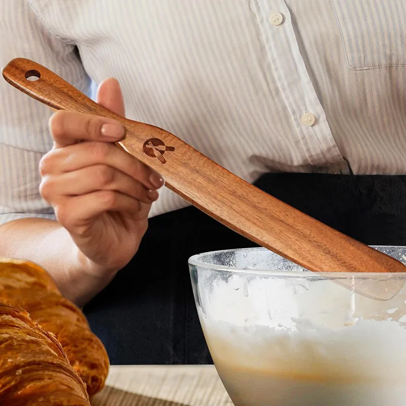 ไม้คนอาหาร ไม้ขูดขวดแคบ ไม้พาย - Okonomiyaki Spatula บทวิจารณ์และราคา