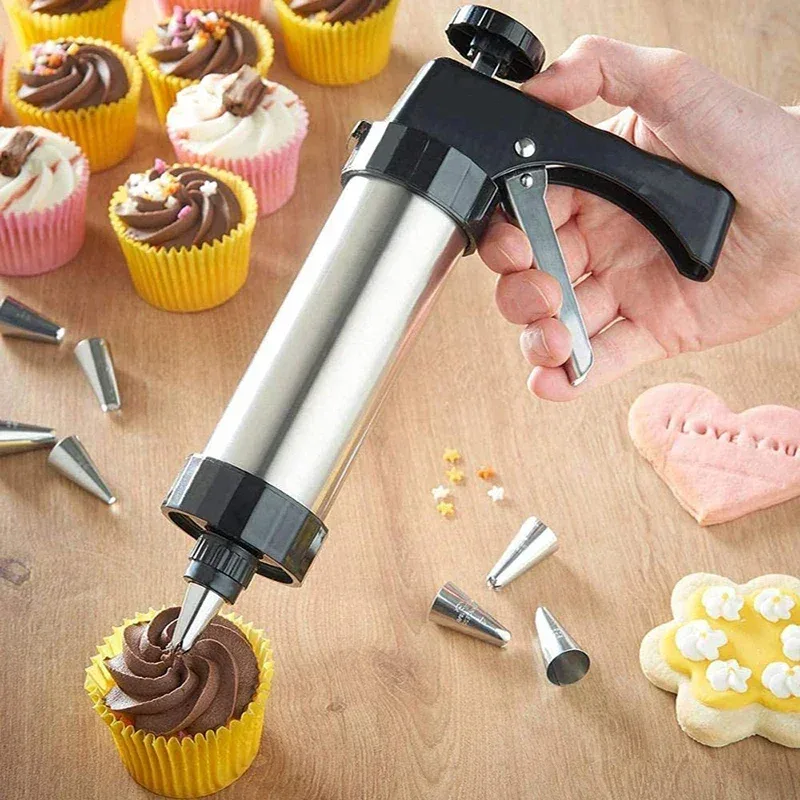 ชุดเครื่องทำคุกกี้แบบกด สเตนเล - Churros Maker Gun บทวิจารณ์และราคา