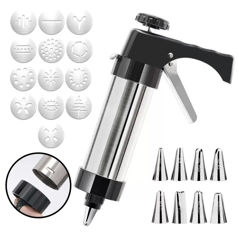 ชุดเครื่องทำคุกกี้อะลูมิเนียมอ - Churros Maker Gun บทวิจารณ์และราคา