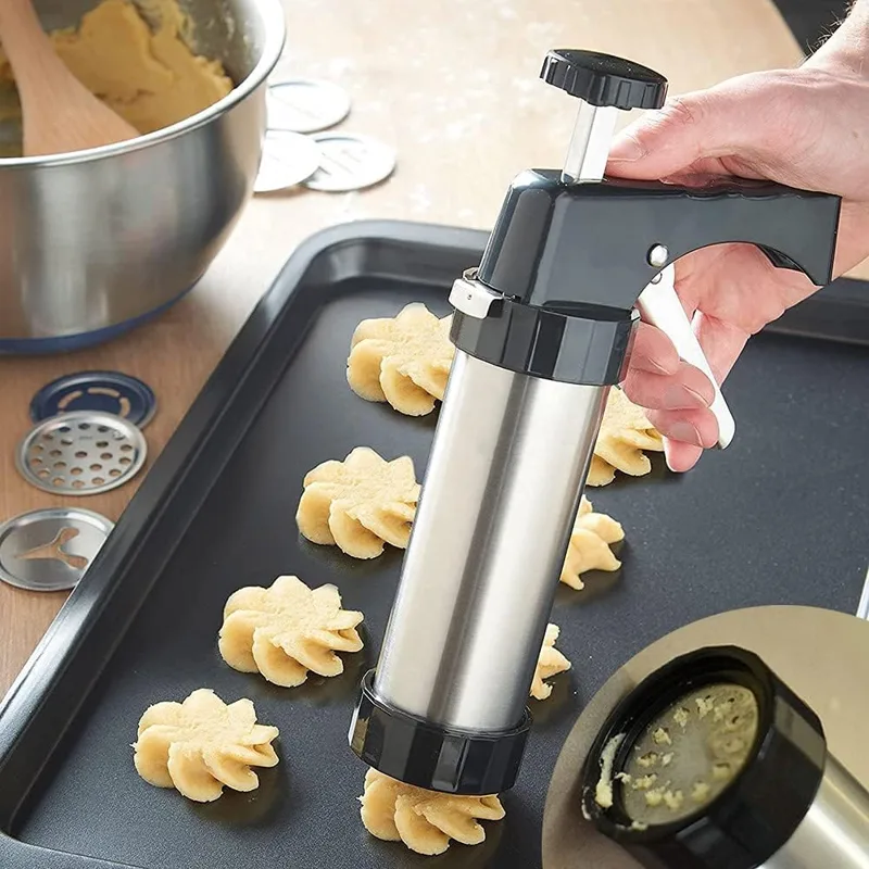 ชุดเครื่องทำคุกกี้อะลูมิเนียมอ - Churros Maker Gun บทวิจารณ์และราคา