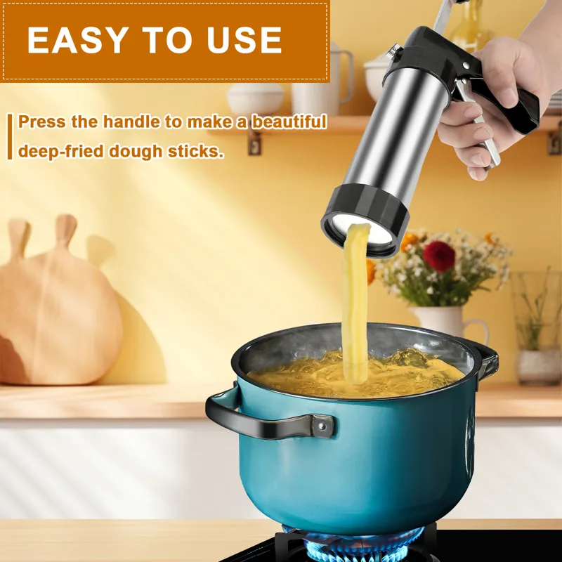 ชุดเครื่องทำชูโร่ ปืนกดคุกกี้  - Churros Maker Gun บทวิจารณ์และราคา
