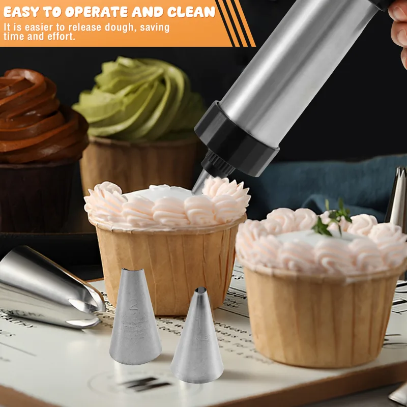 สแตนเลสสตีลคุกกี้ปืน Churros M - Churros Maker Gun บทวิจารณ์และราคา