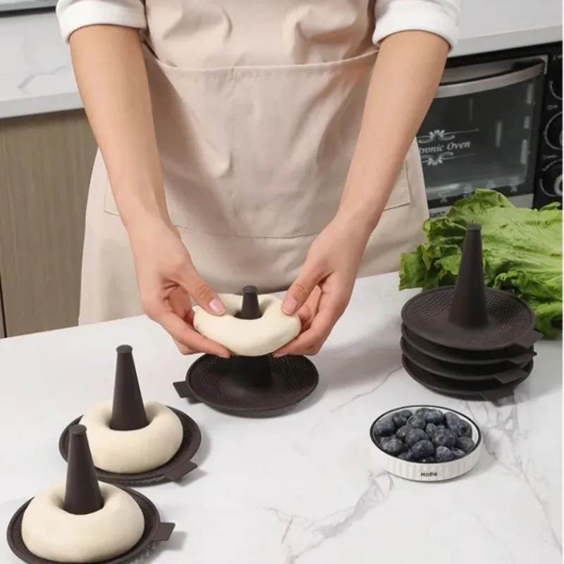 6 ชิ้นเบเกอรี่แม่พิมพ์ขนมปังโด - Donut Mold Silicone บทวิจารณ์และราคา