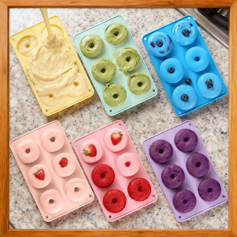 แม่พิมพ์โดนัทซิลิโคน 1 ชิ้น อุ - Donut Mold Silicone บทวิจารณ์และราคา