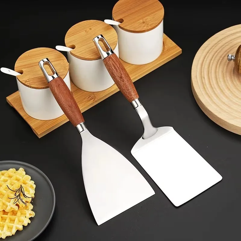 ตะหลิวหัวเหลี่ยม/สี่เหลี่ยมผืน - Okonomiyaki Spatula บทวิจารณ์และราคา