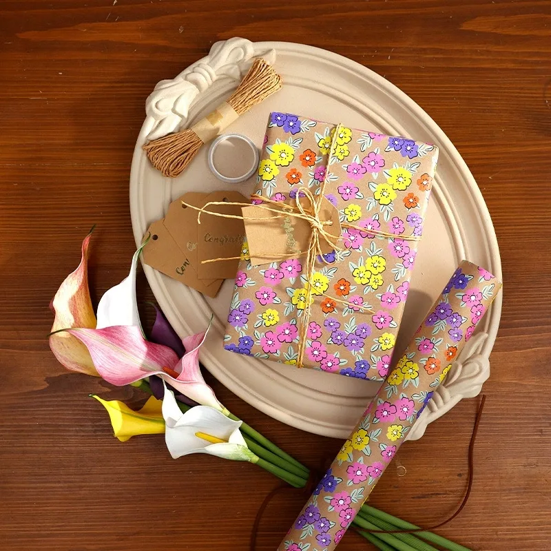 กระดาษห่อของขวัญลายดอกไม้ฤดูใบ - Spring Roll Wrapper บทวิจารณ์และราคา