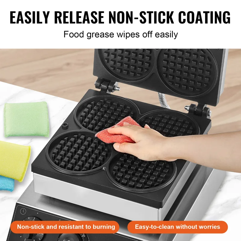 SucceBuy 4 PCS Commercial เครื - Mini Pancake Griddle บทวิจารณ์และราคา