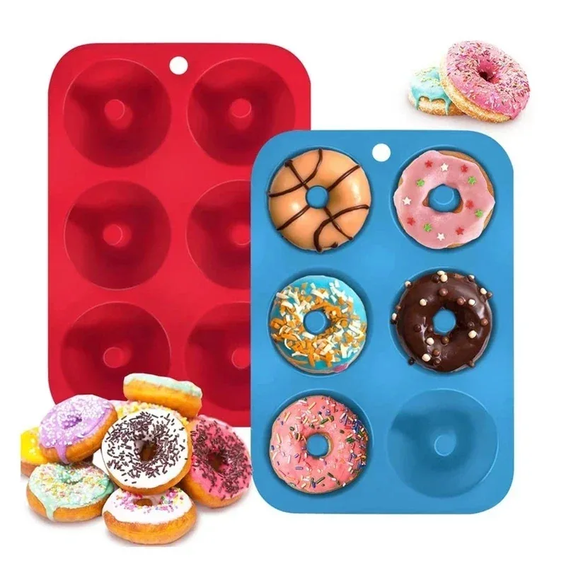 1/2pcs ซิลิโคนมัฟฟิน Donut Mou - Donut Mold Silicone บทวิจารณ์และราคา